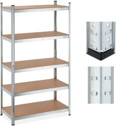 Relaxdays Rafturi galvanizate Relaxdays pentru sarcini grele cu 5 niveluri (10081439) Raft