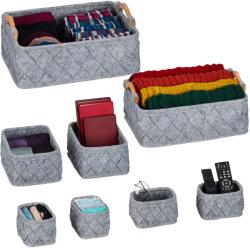 Relaxdays Organizator de dulap Relaxdays cu 8 piese (10101721)
