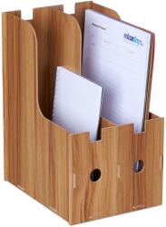 Relaxdays Dosar vertical Relaxdays cu 2 compartimente pentru DIN A4 (10079081)