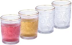 Relaxdays Pahare de băut vintage Relaxdays, set de 4, 300 ml (10074601) Pahar