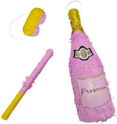 Relaxdays Set Pinata Relaxdays sticlă de șampanie cu băț și mască (10127592)