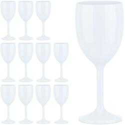 Relaxdays Pahare de vin din plastic Relaxdays, set de 12 (10064981) Pahar