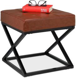 Relaxdays Scaun Relaxdays cu piele ecologică (10069997)