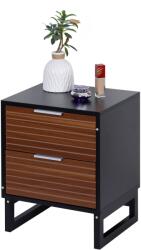 Relaxdays Noptieră Relaxdays cu 2 sertare (10127585)