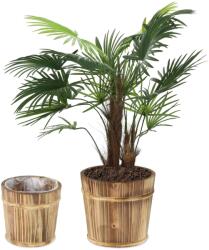 Relaxdays Ghiveci de flori din lemn Relaxdays, set de 2 (10067551)