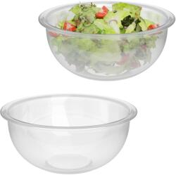 Relaxdays Boluri de salată din sticlă Relaxdays, set de 2 (10115356) Castron