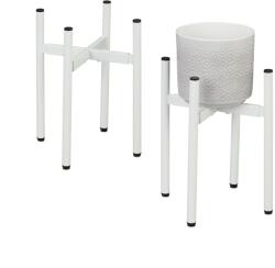 Relaxdays Suport reglabil pentru plante Relaxdays, set de 2 (10094503)