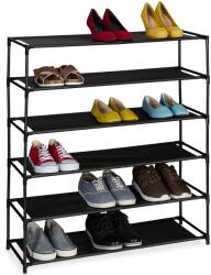 Relaxdays Suport pentru pantofi Relaxdays cu rafturi din material textil (10106772) Pantofar