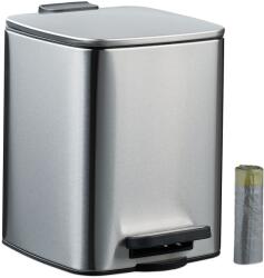 Relaxdays Coș pătrat pentru cosmetice Relaxdays 6L cu saci de gunoi (10120206) Cos de gunoi