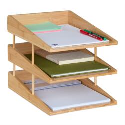 Relaxdays Tavă pentru scrisori Relaxdays cu 3 compartimente (10116348)