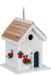 Relaxdays Căsuță decorativă pentru păsări Relaxdays în stil rustic (10092156)