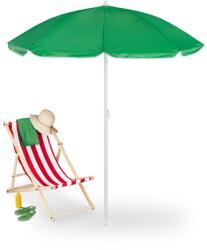 Relaxdays Umbrelă de soare Relaxdays verde 160 cm (10104314)