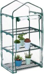 Relaxdays Seră de balcon Relaxdays cu folie PVC (10103168)