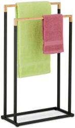 Relaxdays Suport pentru prosoape Relaxdays cu 2 bare (10107126)