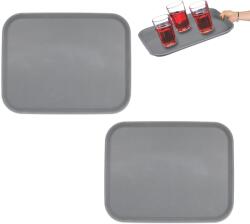 Relaxdays Set de 2 tavi de servire Relaxdays, gri (10111810) Tava