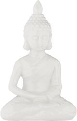 Relaxdays Figurină Buddha albă Relaxdays 17 cm (10083205)