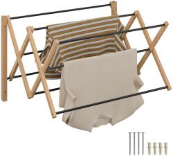 Relaxdays Suport extensibil pentru uscare de haine Relaxdays, montat pe perete (10126536)