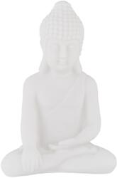 Relaxdays Figurină Buddha albă Relaxdays 17 cm (10083223)