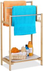 Relaxdays Suport de prosoape independent Relaxdays cu raft (10104175)