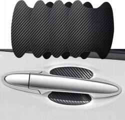 Chiny 4x Védő Matricák Autó Kilincs Védő Fólia Karbon Fekete