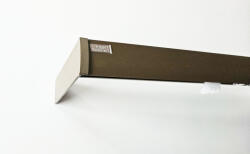  2 soros előlapos royal bronz színű alumínium sín tartozékokkal - 180 cm