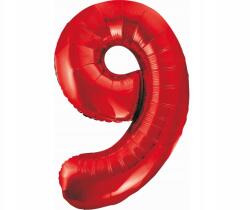 GoDan Fólia lufi Szám 9 piros Godan B&c 85 cm