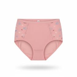 UOKIN Magas derekú bugyi, bordás, szív mintás