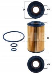 Mahle Knecht Ox 153/7D2 Olajszűrő