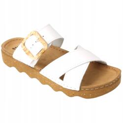 DR ORTO női flip-flop papucs Bőr fehér flip-flop papucs Dr Orto Med 179D005 méret41 (179D005)
