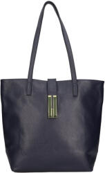 Italia Női bőr kézitáska Italia Ramira - sötétkék