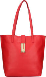 Italia Női bőr kézitáska Italia Ramira - piros