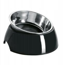 HUNTER Melamine Bowl 350ml fekete, acélbetétes kutyatál (4016739913692)