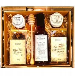 Spichlerz Zdrowia Ajándékkosár Ajándék Tea Méz Szirup Születésnap Névnap (5906138925619)
