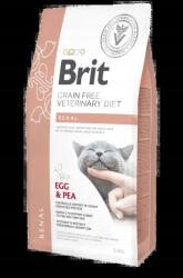 Brit Grain Free Veterinary Diet Cat Renal Tojás Borsóval 5kg
