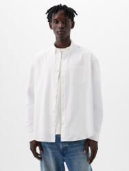 GAP Риза Oxford oversize с лого GAP GAP | Byal | МЪЖЕ | M