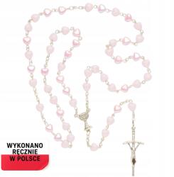  Rózsaszín Szív Rózsafüzér Ihs Kézimunka Kehely Lányoknak