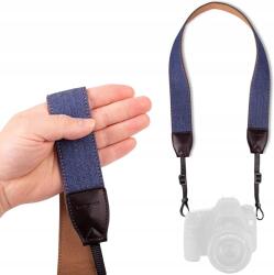  Vállpántos Nyakpánt Fényképezőgéphez Farmer Kék Univerzális (PASEK LENS-AID)