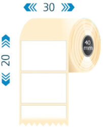 Value Tekercses PAPÍR címke 30x20mm 3500 db/tekercs (P0300002000-001) - toptoner