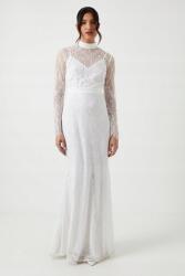 Coast Fehér Esküvői Ruha Hosszú Ujjú Csipke Qcq B18__40 (BCC07603)