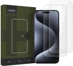 HOFI 2 бр. Закалено стъкло за дисплей за iPhone 16 Pro Hofi Glass Pro+ Прозрачно (HOFI522)