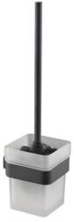 AREZZO design MONO WC kefe tartó, matt fekete AR-120061B (AR-120061B)