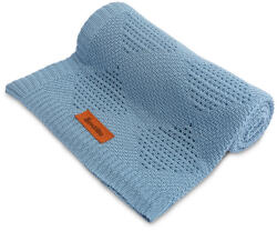 Sensillo 100% bambuszszál babapléd - kék (822876)