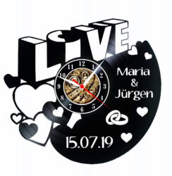  LOVE- ceas de perete (personalizabil)