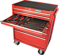 Cromwell Tcc025 7d Szerszámellenőrző Fiókbetét Készlet + 7 Fiókos Görgős Szerszámszekrény (25 Db-os) (ken5955540k)