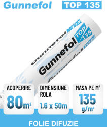 Gunnefol Folie anticodens si difuzie GUNNEFOL TOP 135