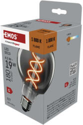 EMOS EMOS Z52311, LED izzó DECO SMOKED G95 / E27 / 4, 5 W (19 W) / 180 lm / flame (Z52311)