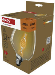 EMOS EMOS Z59D01, LED izzó DECO S123 / E27 / 3, 5 W (14 W) / 130 lm / flame (Z59D01)