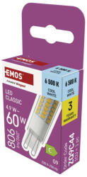 EMOS EMOS ZQ9C44, LED izzó Classic JC / G9 / 4, 9 W (60 W) / 806 lm / Hideg fehér (ZQ9C44)