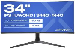 JAPANNEXT JN-IPS340UWQHD60C-C65W-HS Monitor