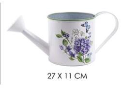  IRIS bádog öntözőkanna hortenzia 27x11cm (QX_IMPEX_KFT_80981) (QX_IMPEX_KFT_80981)